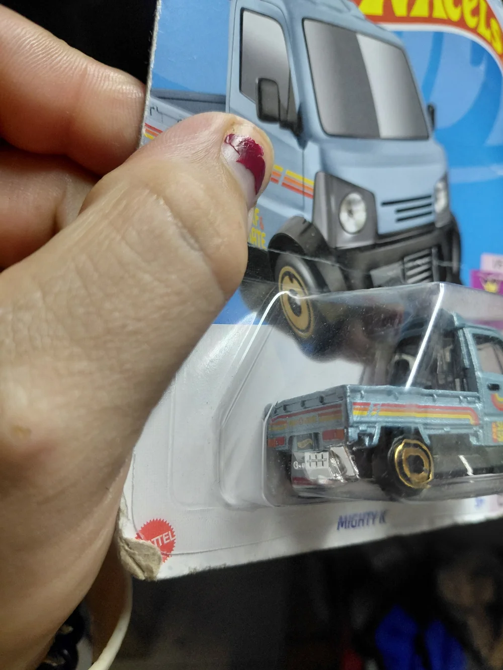 the Hot Wheels Mighty K from the 2024 Compact Kings series (Collector #21/250, 1